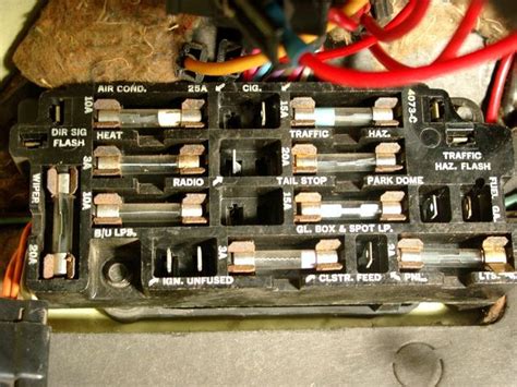 1977 C10 Fuse Panel Overview