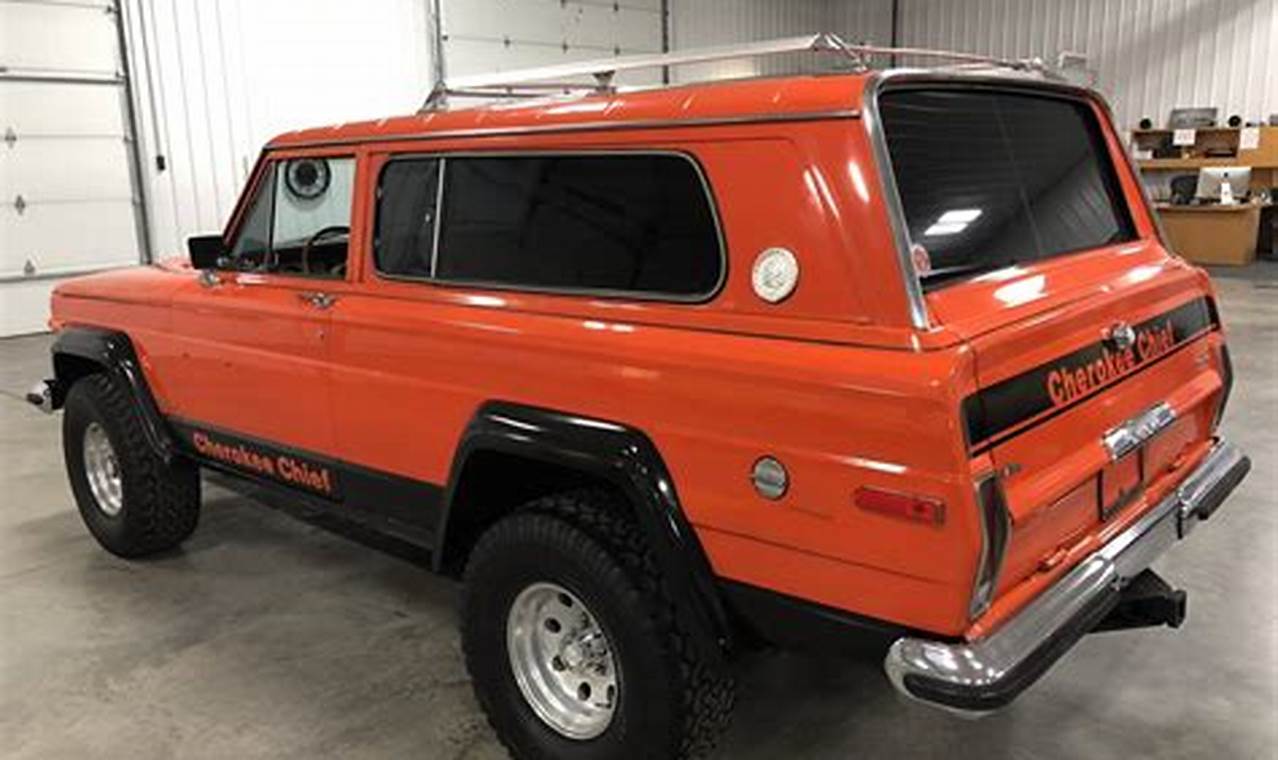1978 jeep cherokee for sale
