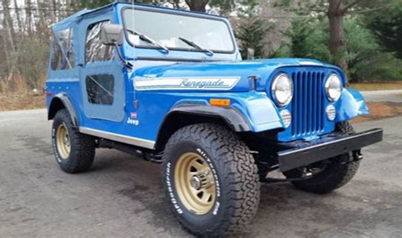 1978 jeep cj7 levi edition for sale