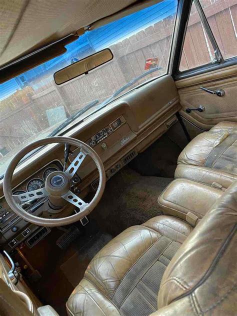 1978 jeep wagoneer limited interior