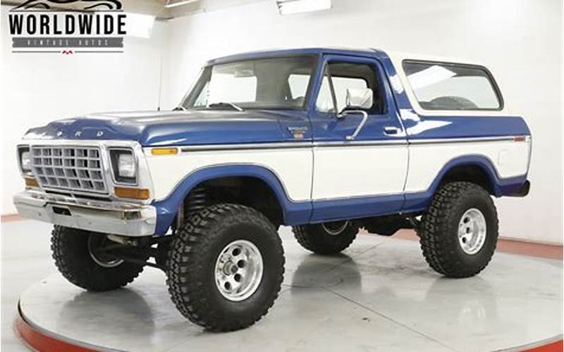 1979 Ford Bronco Buying Tips
