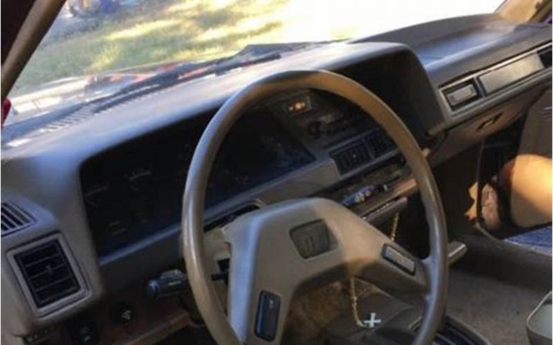 1980 Toyota Corolla Wagon Interior