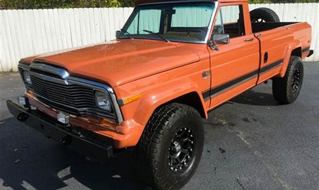 1980 jeep truck for sale