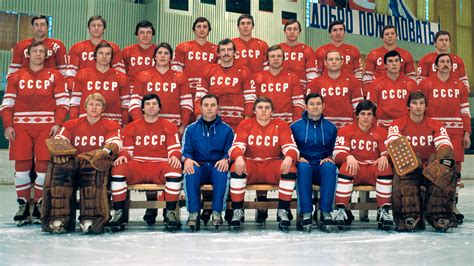 The USA amateur hockey team met the USSR in the Olympics in 1980