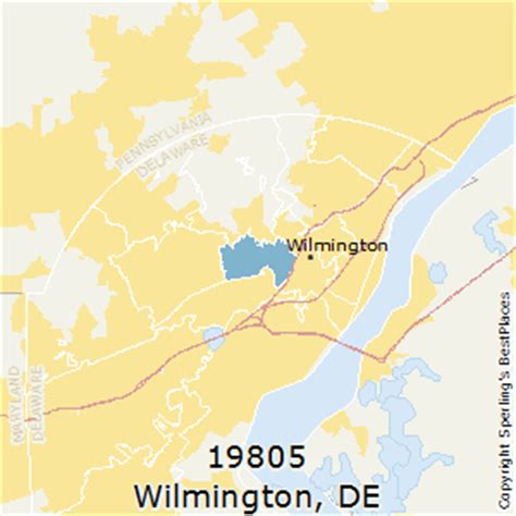 19805 Zip Code Map