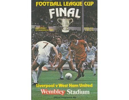 1981 football league cup final