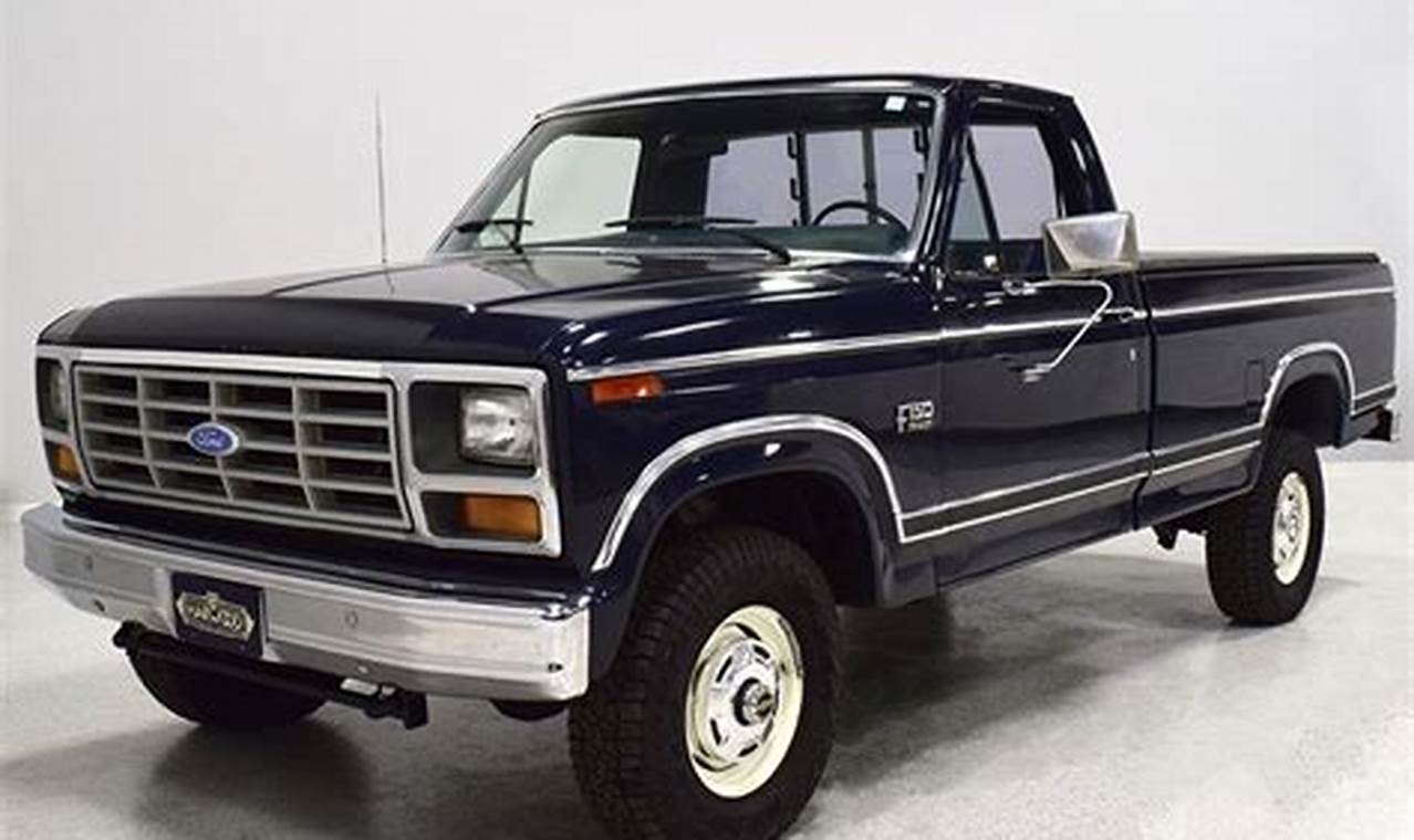 1983 ford f150 value