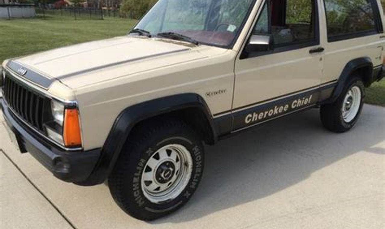 1984 jeep cherokee for sale