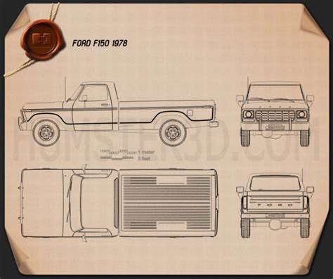 1984 Ford F150 Blueprint