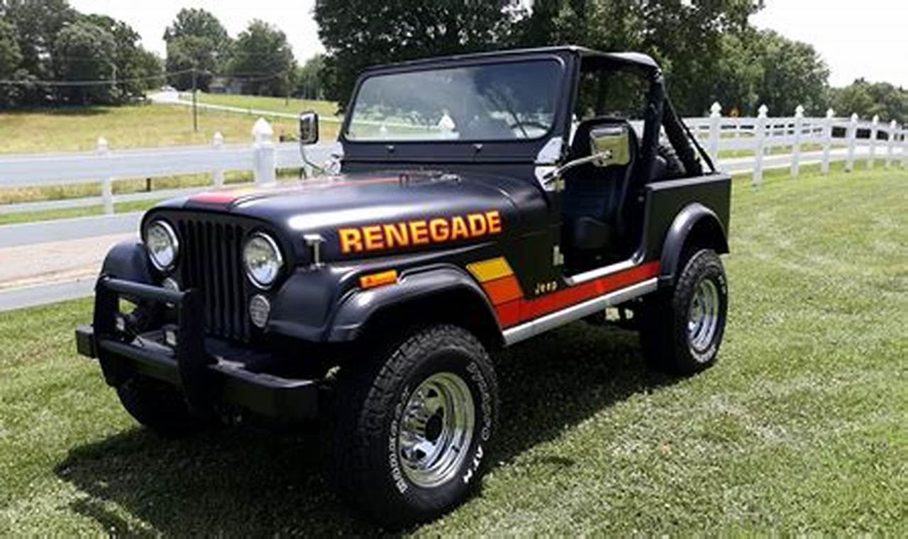 1985 jeep wrangler for sale