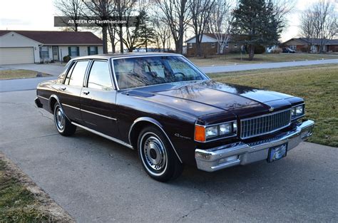 1985 chevrolet caprice classic sedan