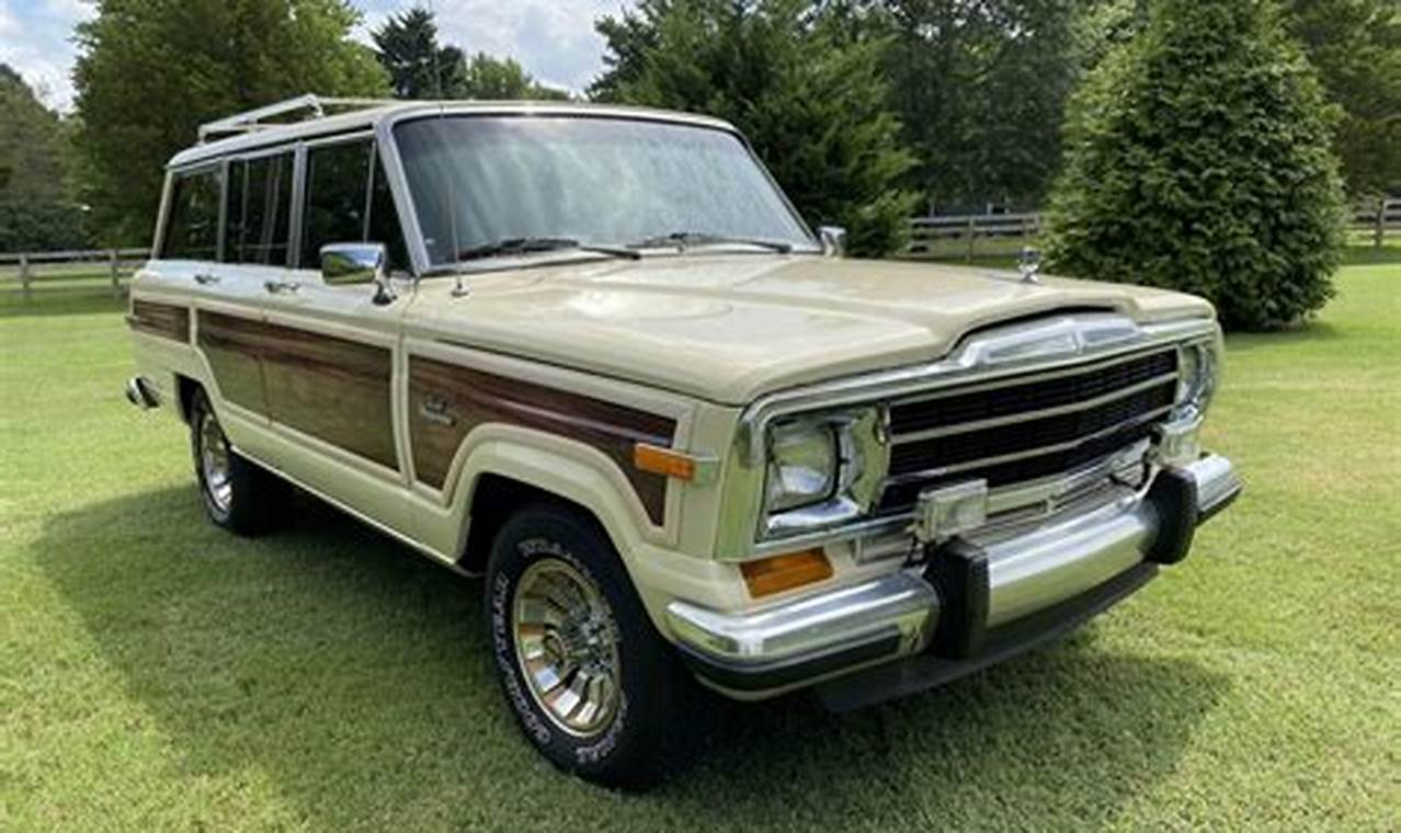 1986 jeep grand wagoneer for sale