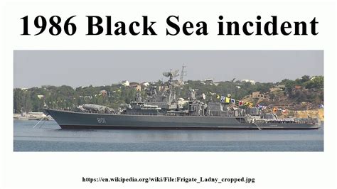 1986 ship collision black sea