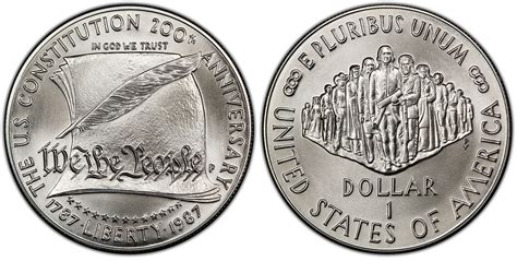 1987 us constitution coin value
