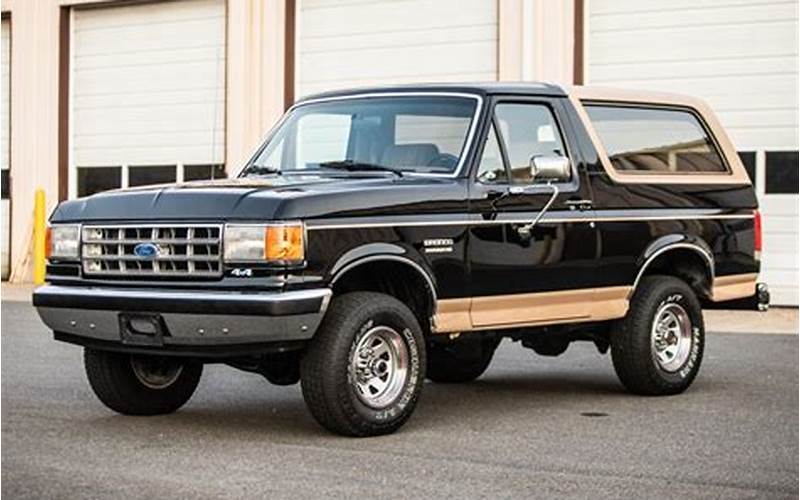 1988 Ford Bronco Full Size Price