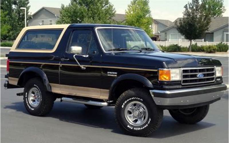 1989 Ford Bronco Eddie Bauer Edition