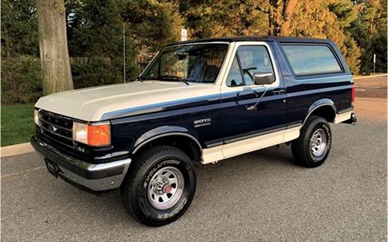 1989 Ford Bronco Xlt 4X4 Offroad