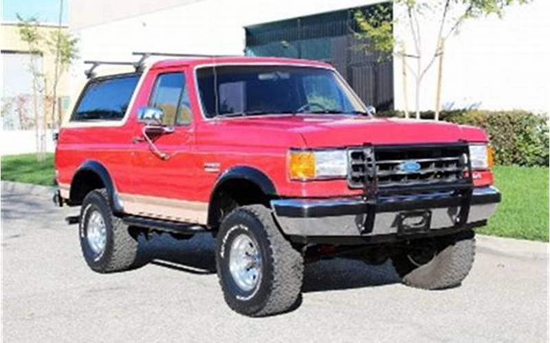 1989 Ford Broncos For Sale