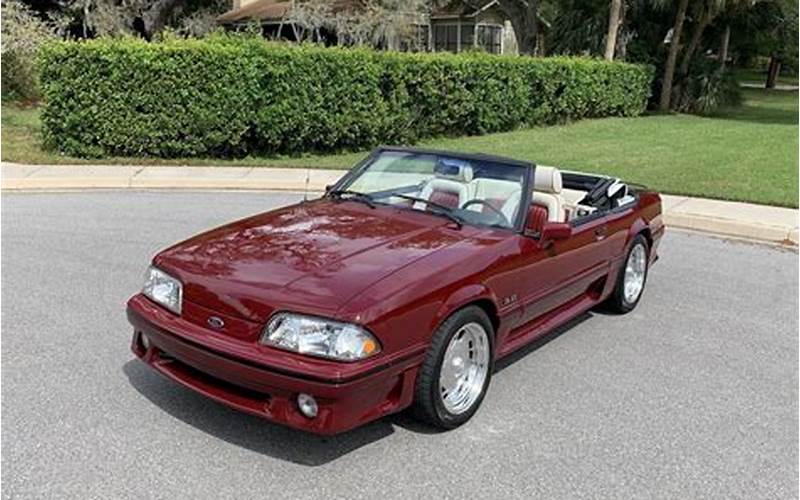 1989 Mustang Gt Convertible