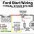 1989 ford ranger starter wiring diagram