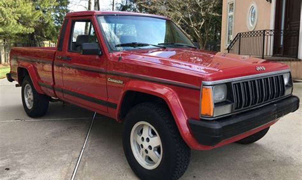 1989 jeep comanche for sale