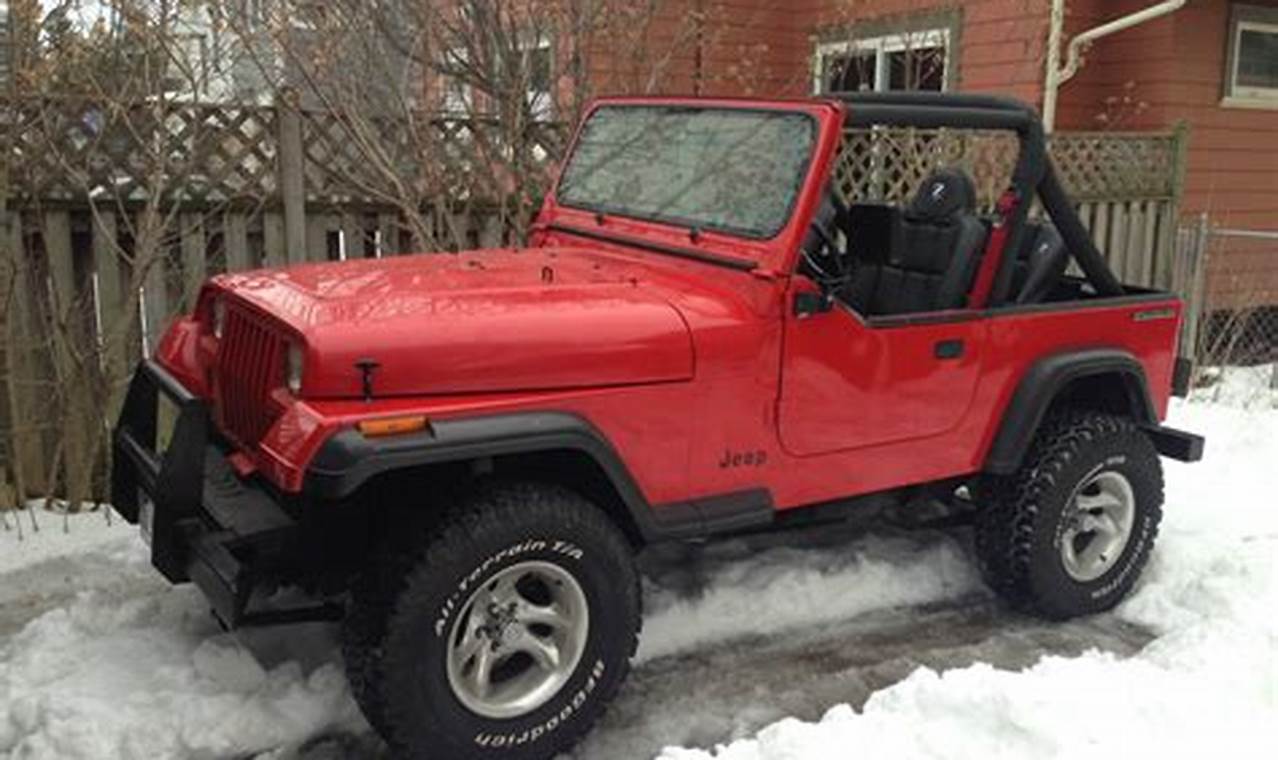 1989 jeep wrangler yj for sale