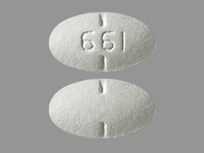 199 white oval pill