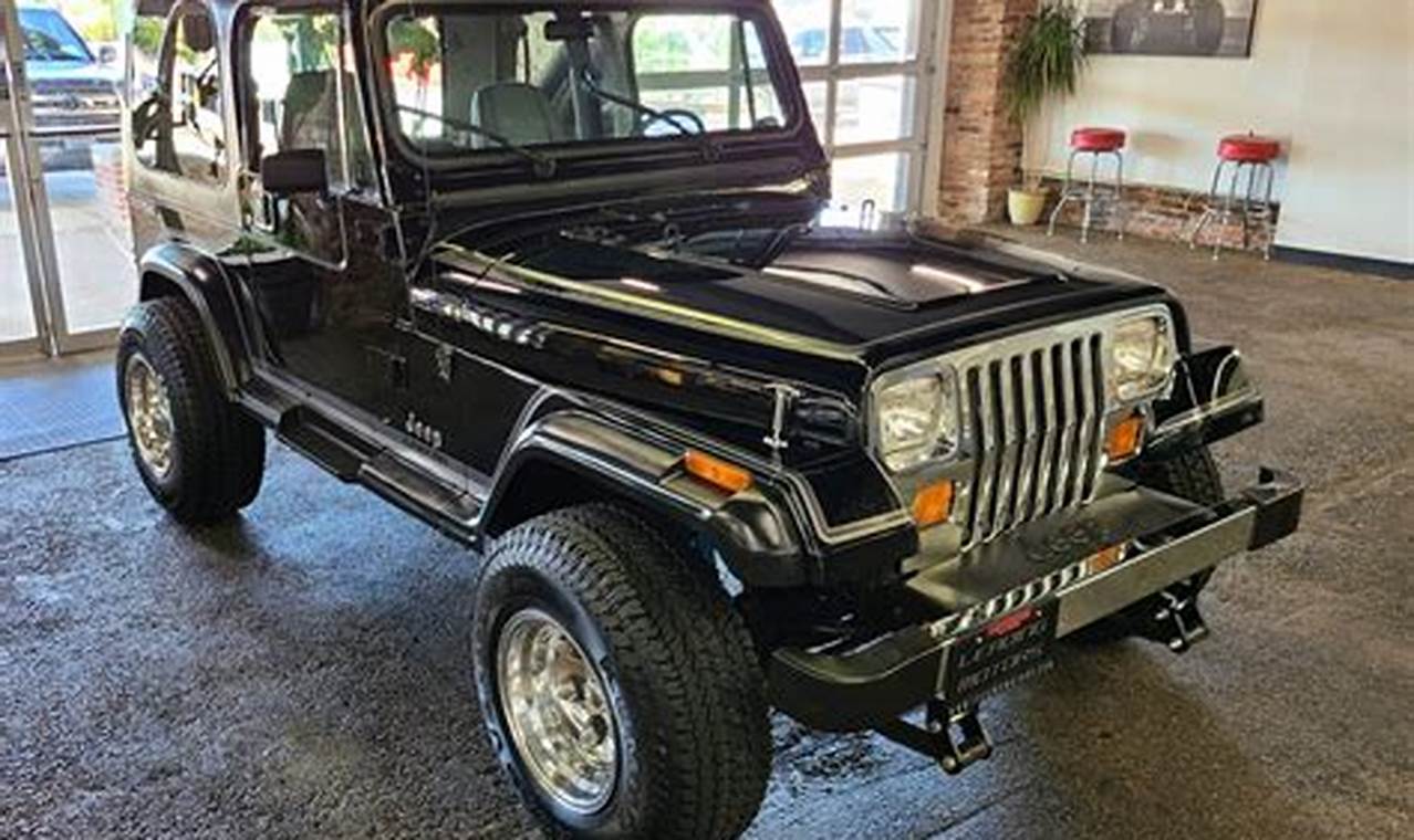 1990 jeep wrangler hardtop for sale