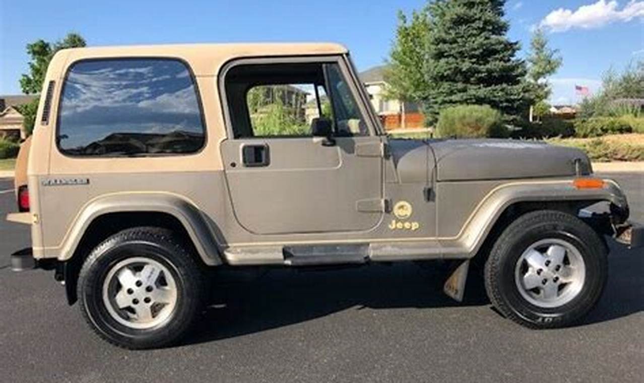 1991 jeep wrangler sahara for sale