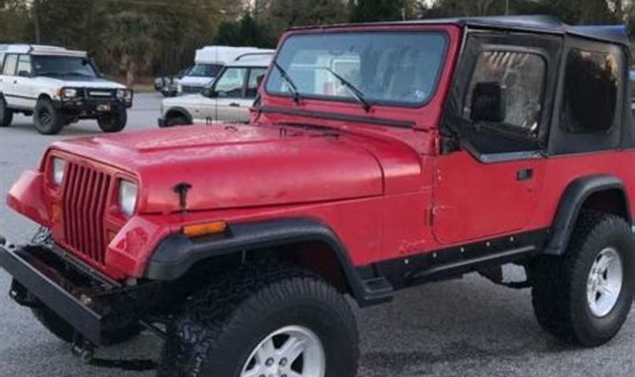 1991 jeep wrangler soft top for sale