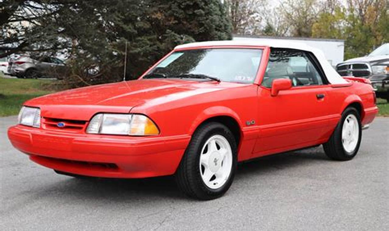 1992 ford mustang lx 5.0 for sale