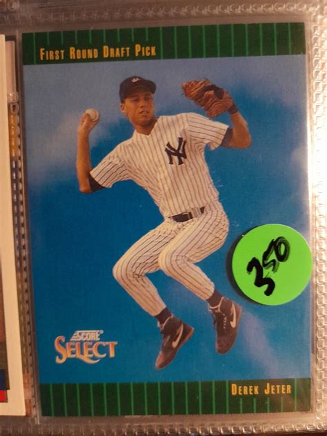 1992 score select baseball card values