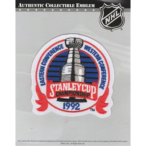 1992 stanley cup final patch