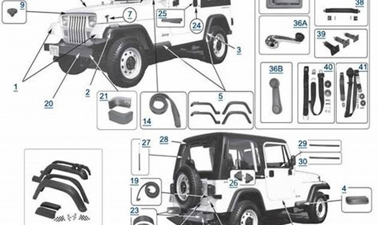 1993 jeep wrangler parts for sale