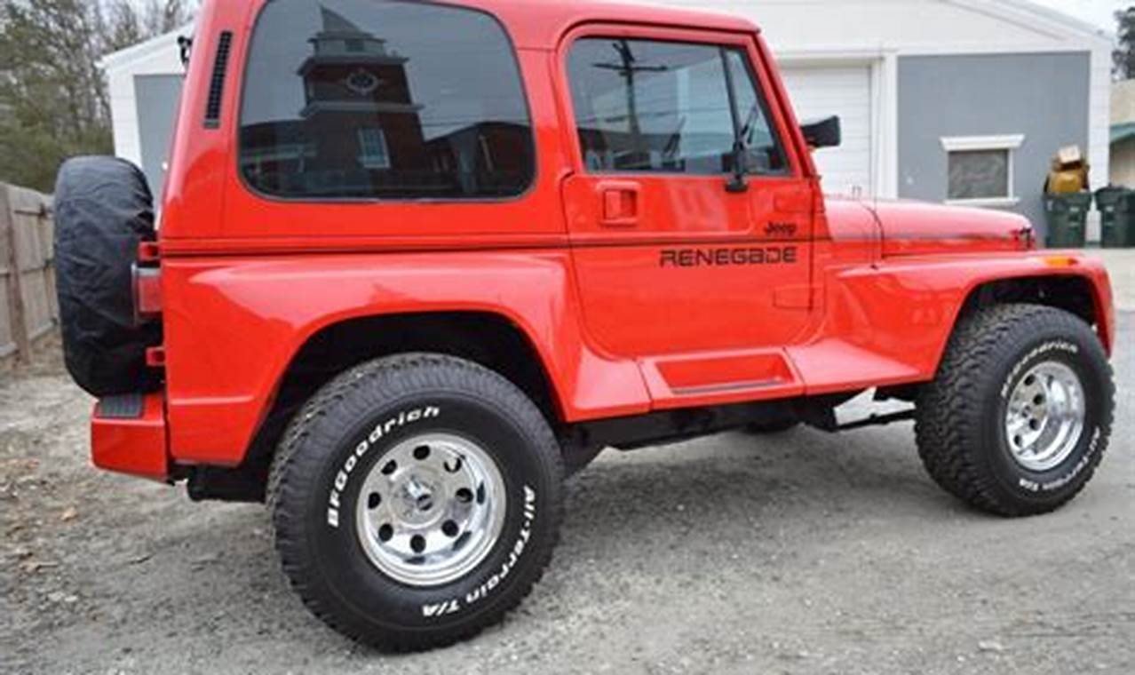 1994 jeep renegade for sale