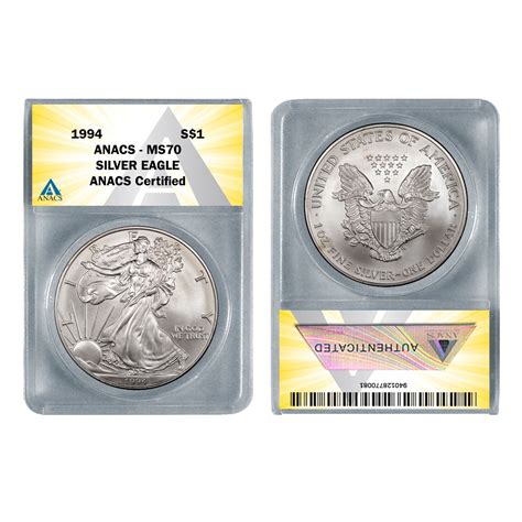 1994 silver eagle ms70