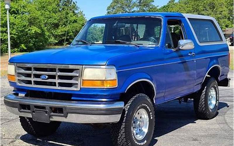 1995 Ford Bronco For Sale In Nc