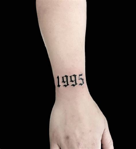 30 EST Tattoo Designs For Men Birth Year Ink Ideas