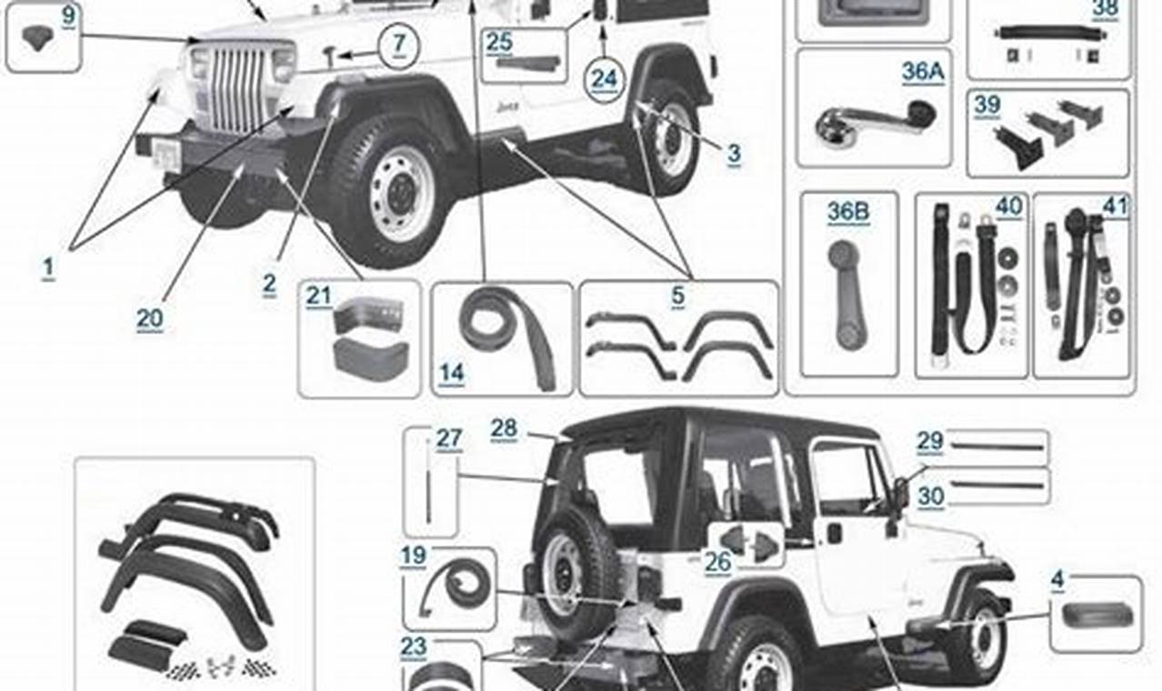 1995 jeep wrangler parts for sale