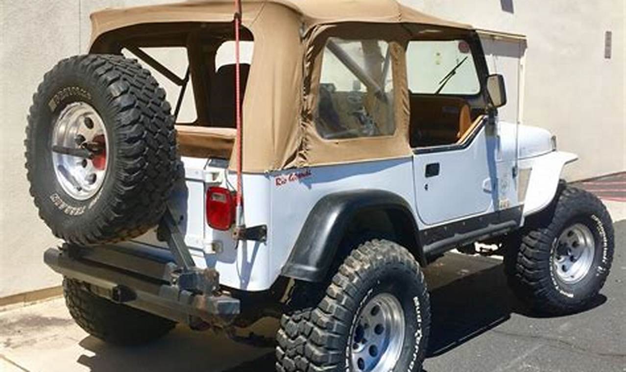 1995 rio grande jeep wrangler for sale
