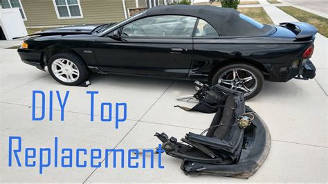 1995 Mustang Convertible Top Replacement Instructions