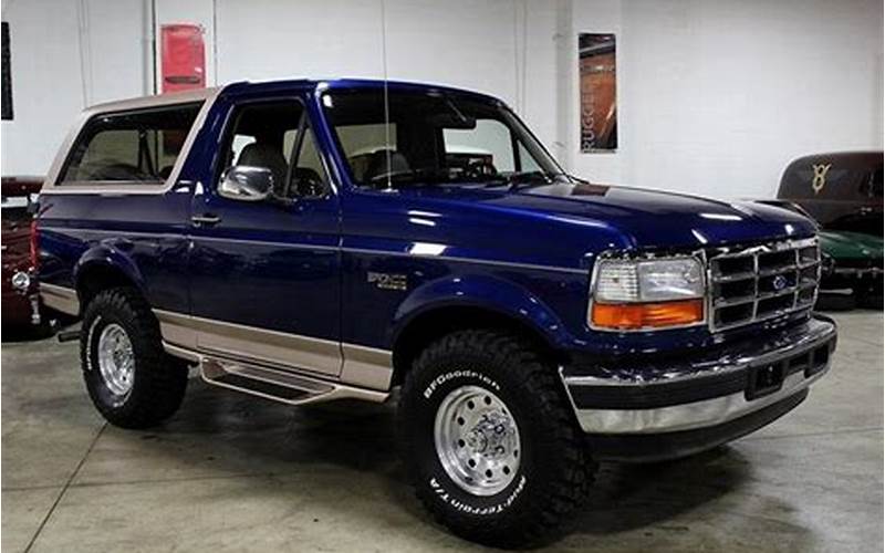 1995-1996 Ford Bronco For Sale
