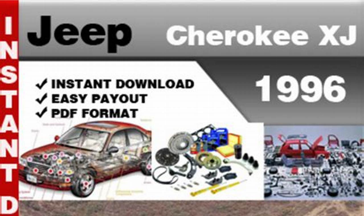 1996 jeep cherokee factory service manual for sale