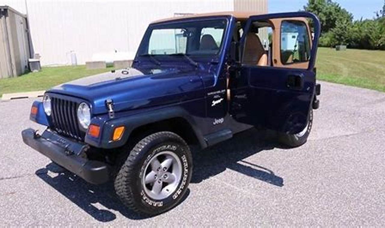 1997 jeep wrangler for sale under 5000