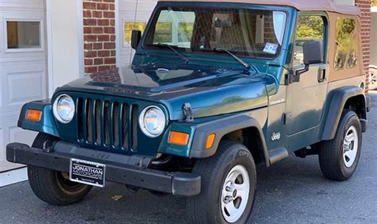 1997 jeep wrangler se for sale