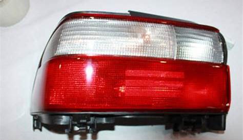Chrome Housing Halogen Tail Light Compatible with Toyota Corolla 1993