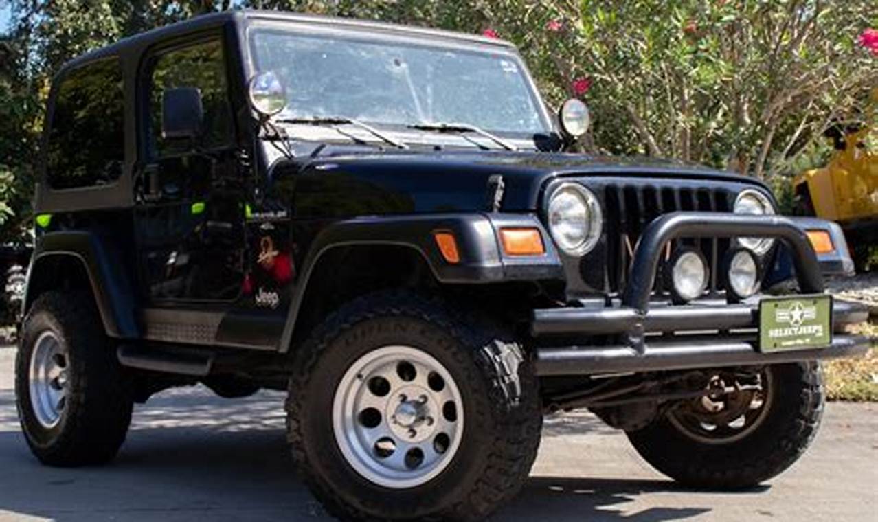 1998 sahara jeep wrangler for sale