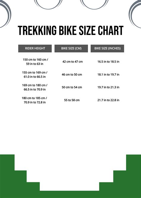 1998 Trek Frame Size Catalog Chart