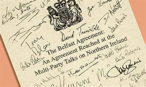 1998 is the year of the good friday agreement