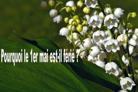 1er mai férié pourquoi